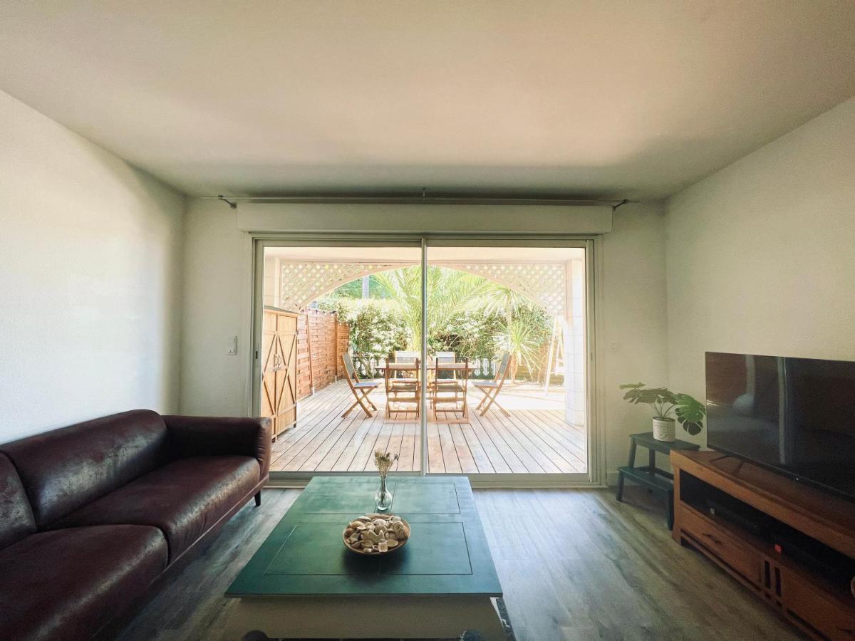 Lanton Plage - Appartement 6 Pers. Terrasse エクステリア 写真