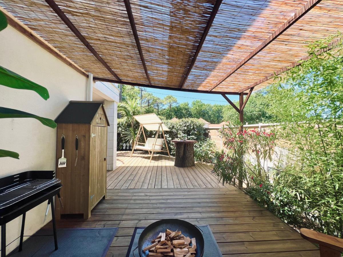 Lanton Plage - Appartement 6 Pers. Terrasse エクステリア 写真