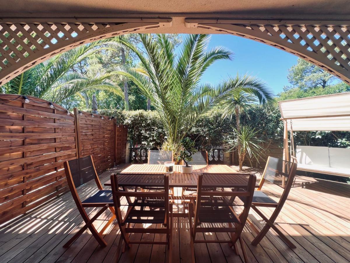 Lanton Plage - Appartement 6 Pers. Terrasse エクステリア 写真