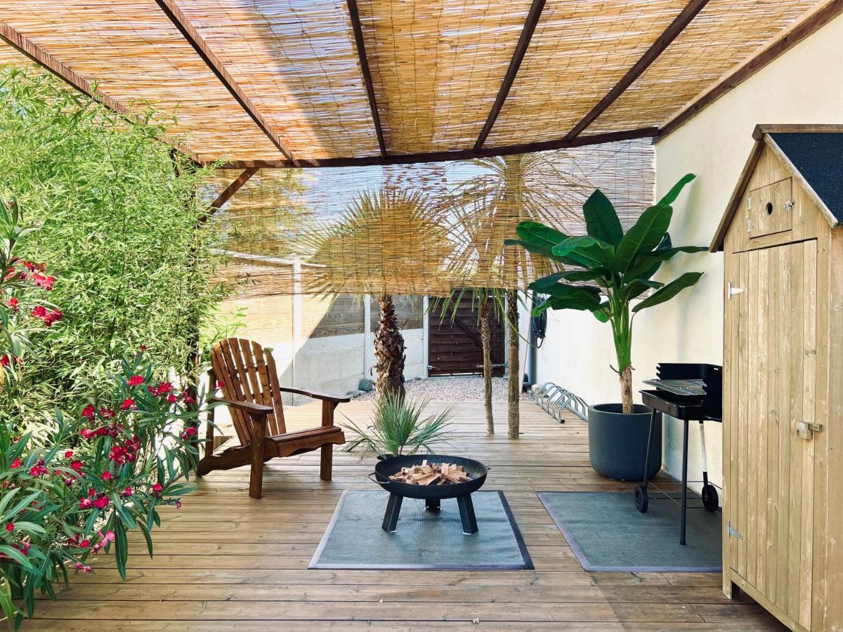 Lanton Plage - Appartement 6 Pers. Terrasse エクステリア 写真