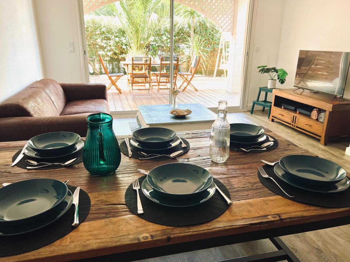 Lanton Plage - Appartement 6 Pers. Terrasse エクステリア 写真